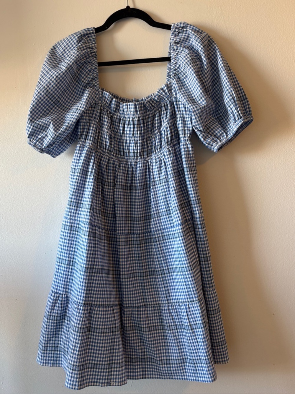 Ever New Andie Puff Sleeve Mini Dress Playful feminine Dress Size 8 Cotton - Picture 6 of 12